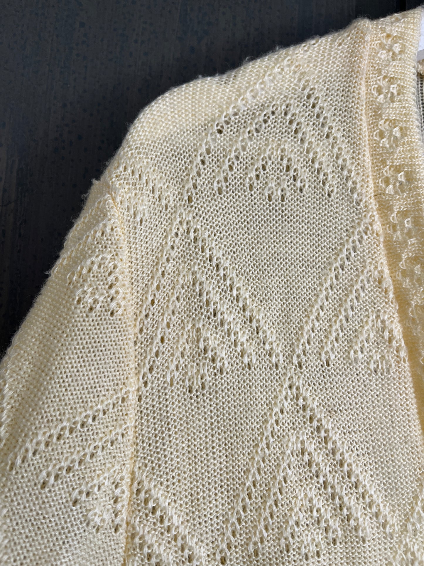 Cardigan vintage jaune T 38/40 - GAIMOD