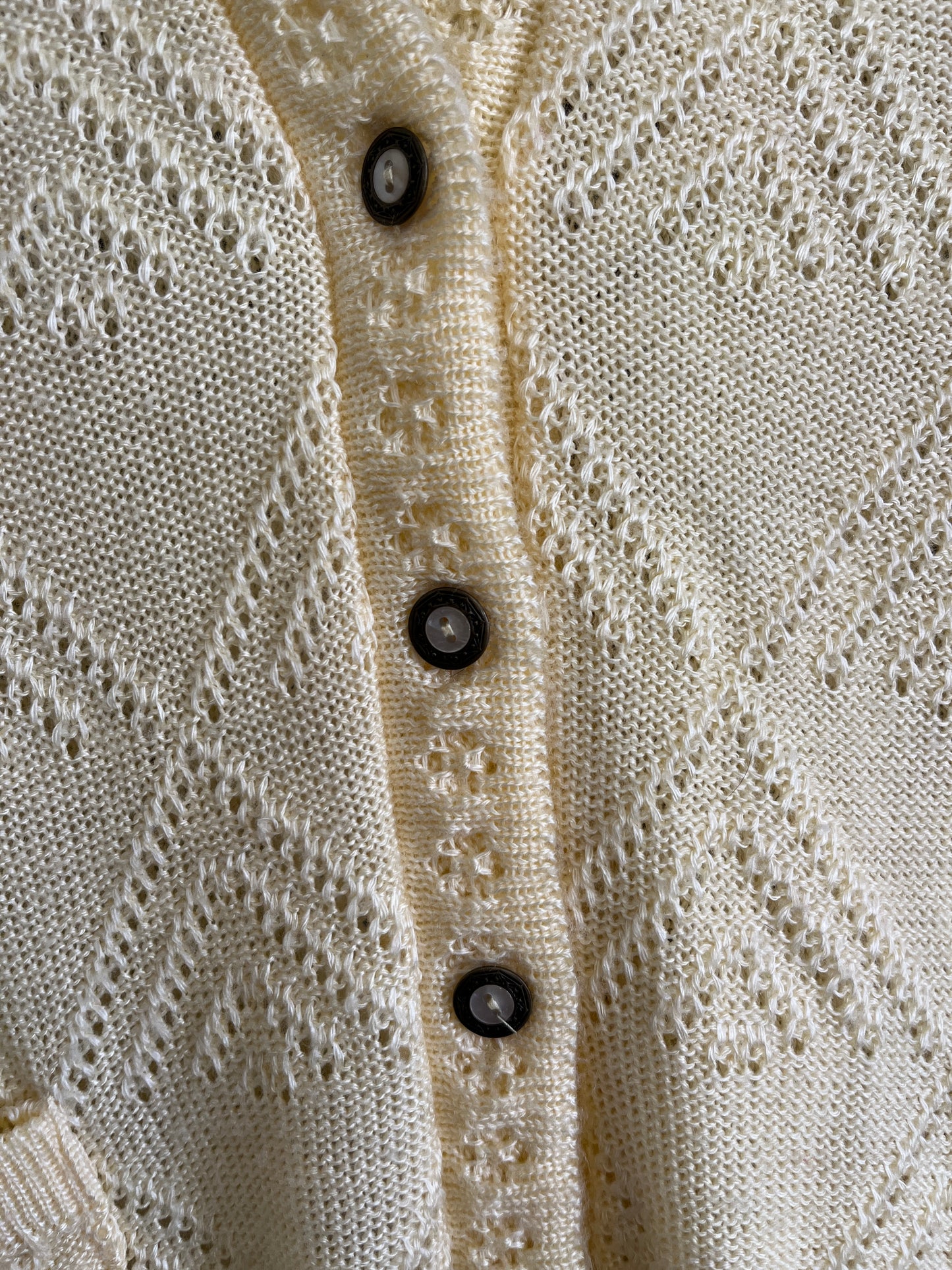 Cardigan vintage jaune T 38/40 - GAIMOD