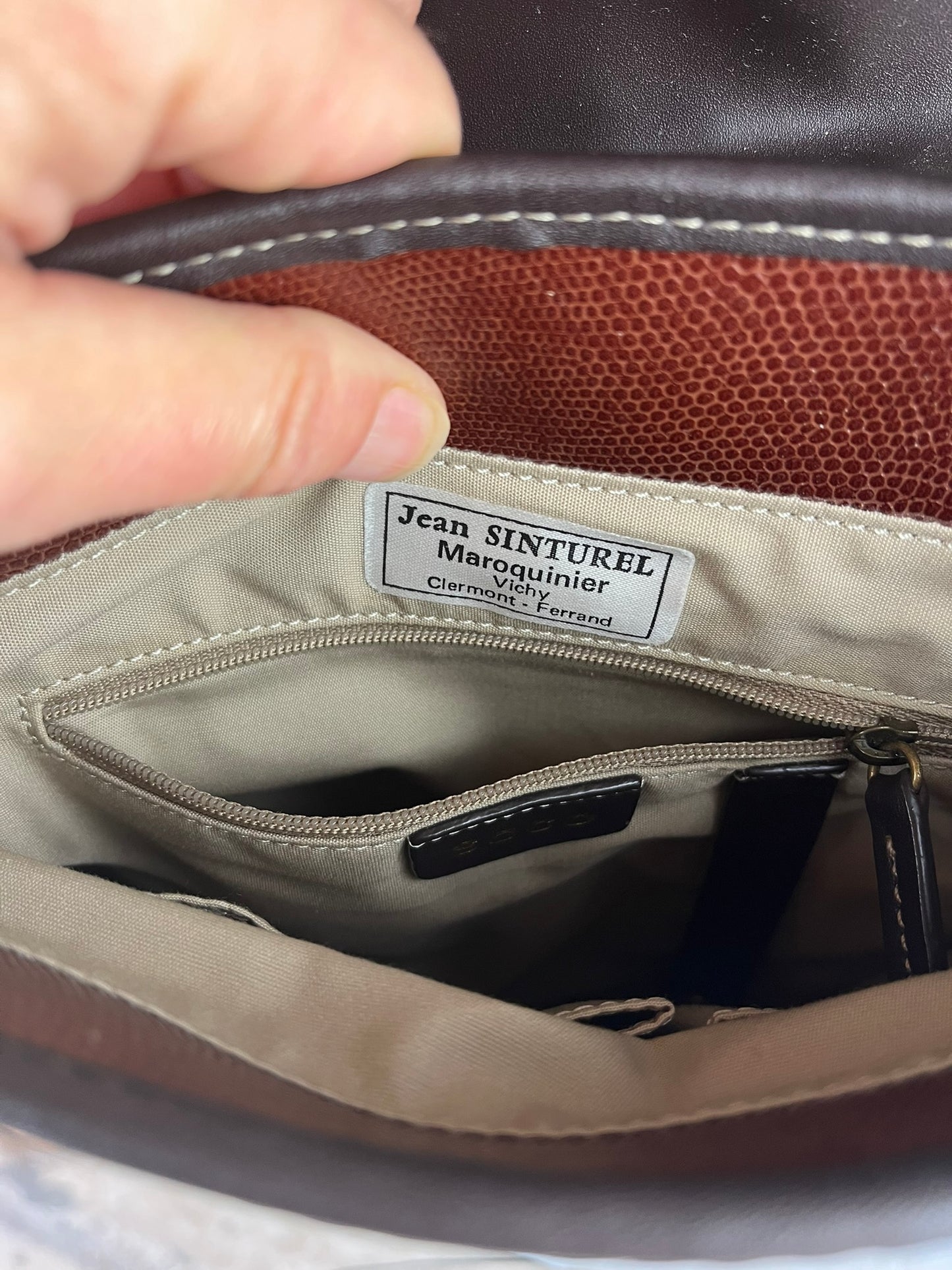 Sac cuir - JEAN SINTUREL