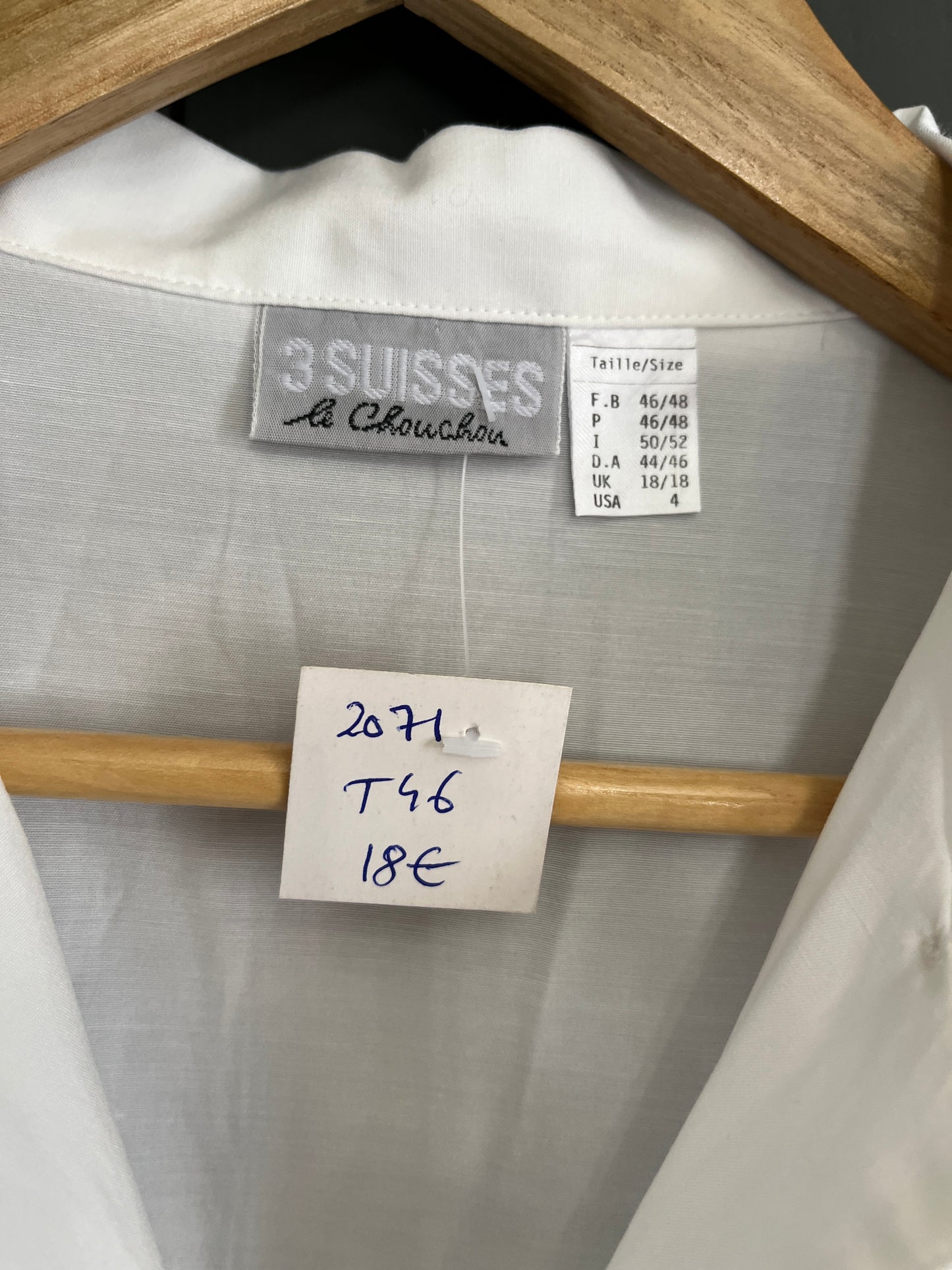 Chemise vintage taille 46 - 3 SUISSES