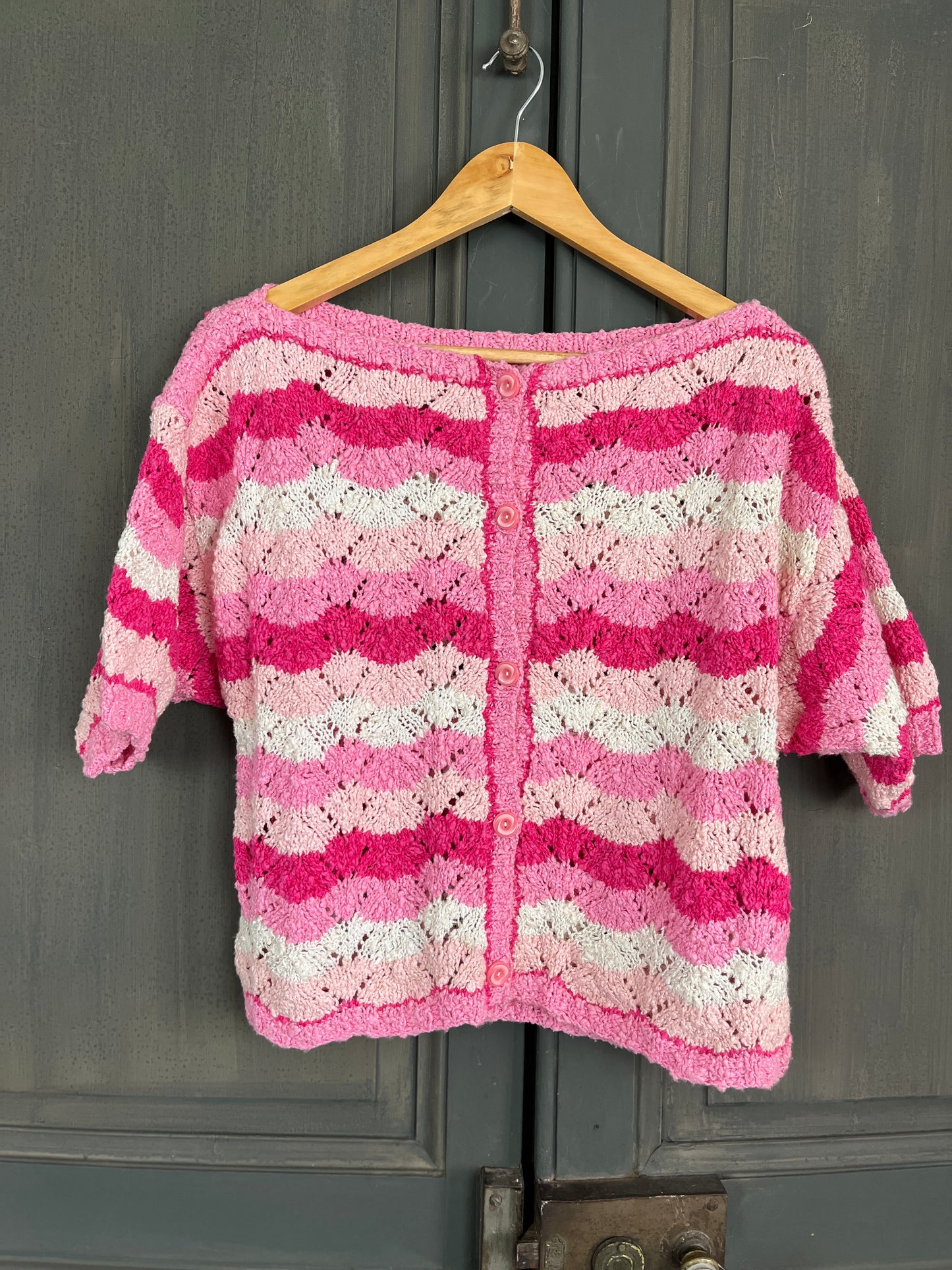 Cardigan côton taille 36 à 42 - FAIT MAIN