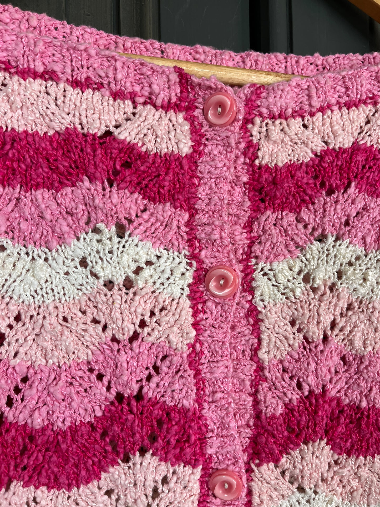 Cardigan côton taille 36 à 42 - FAIT MAIN