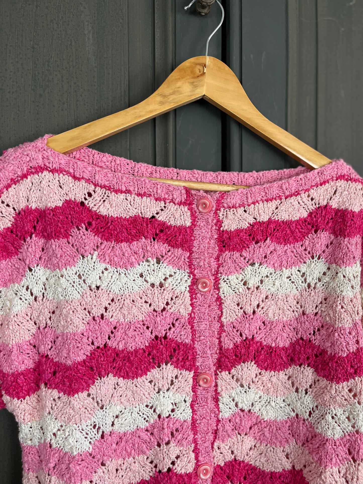 Cardigan côton taille 36 à 42 - FAIT MAIN