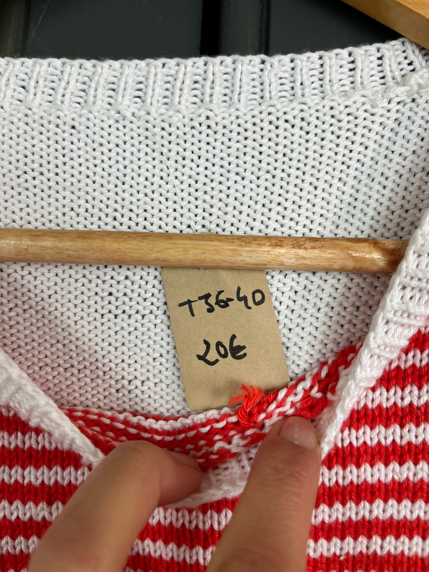 Pull coton taille 36 à 40 - FAIT MAIN