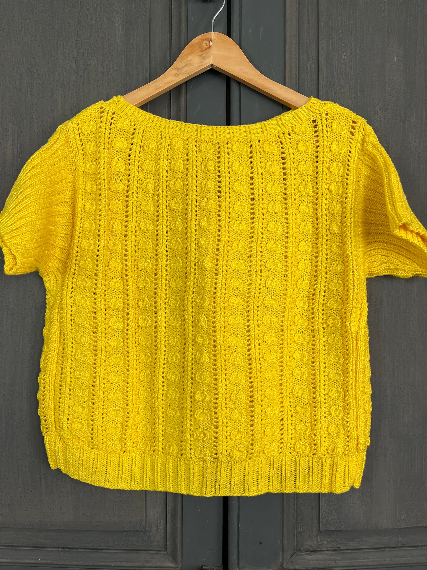 Pull coton - taille 36/40 - FAIT MAIN