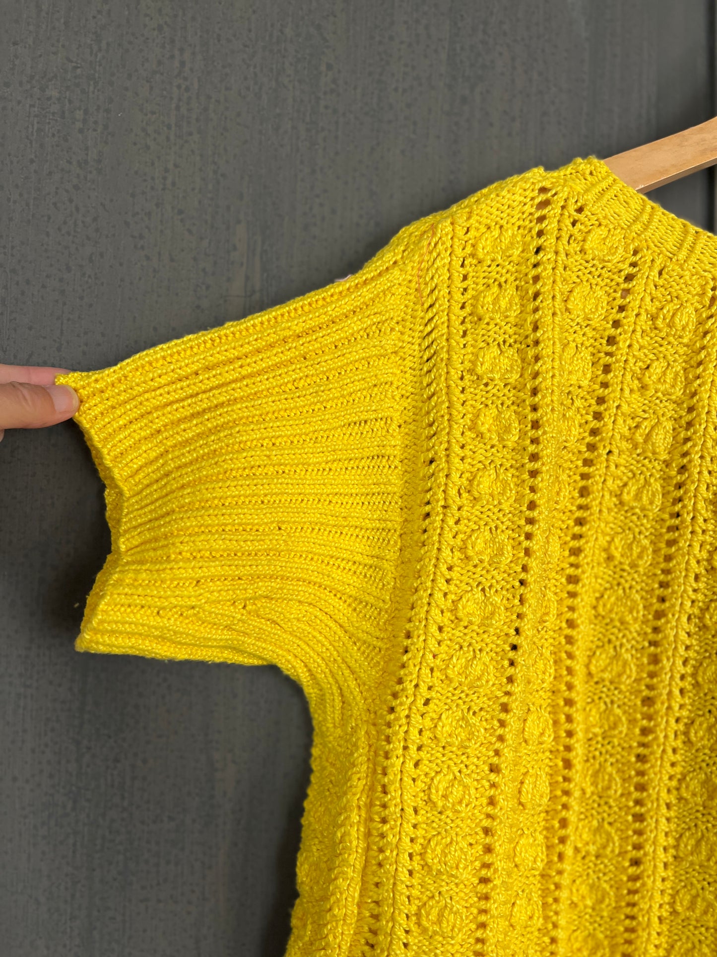 Pull coton - taille 36/40 - FAIT MAIN