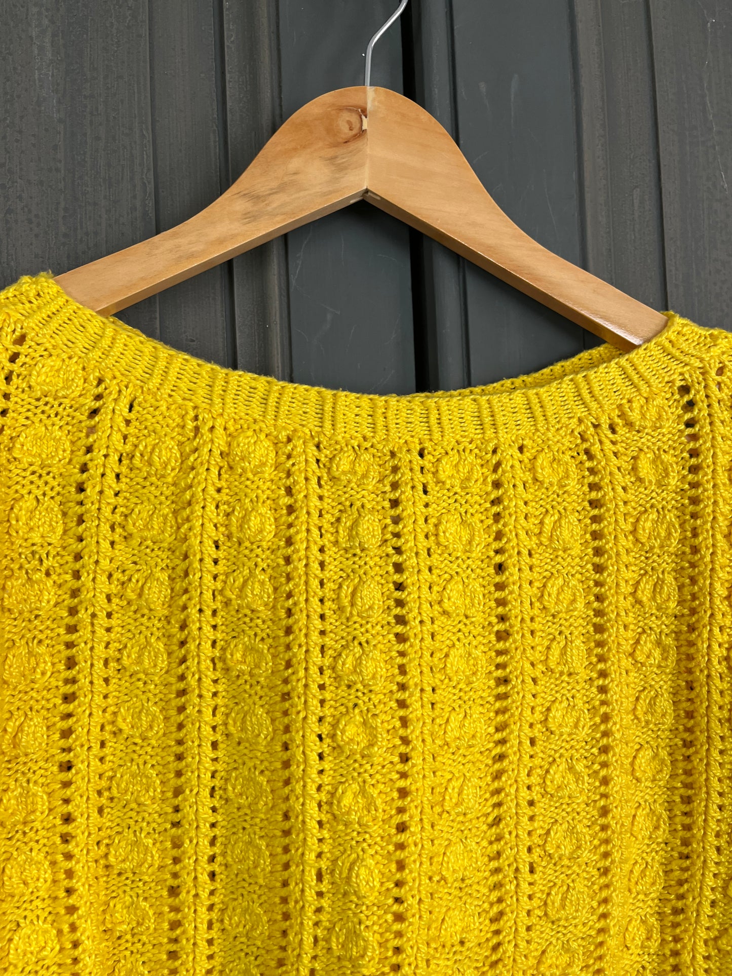Pull coton - taille 36/40 - FAIT MAIN