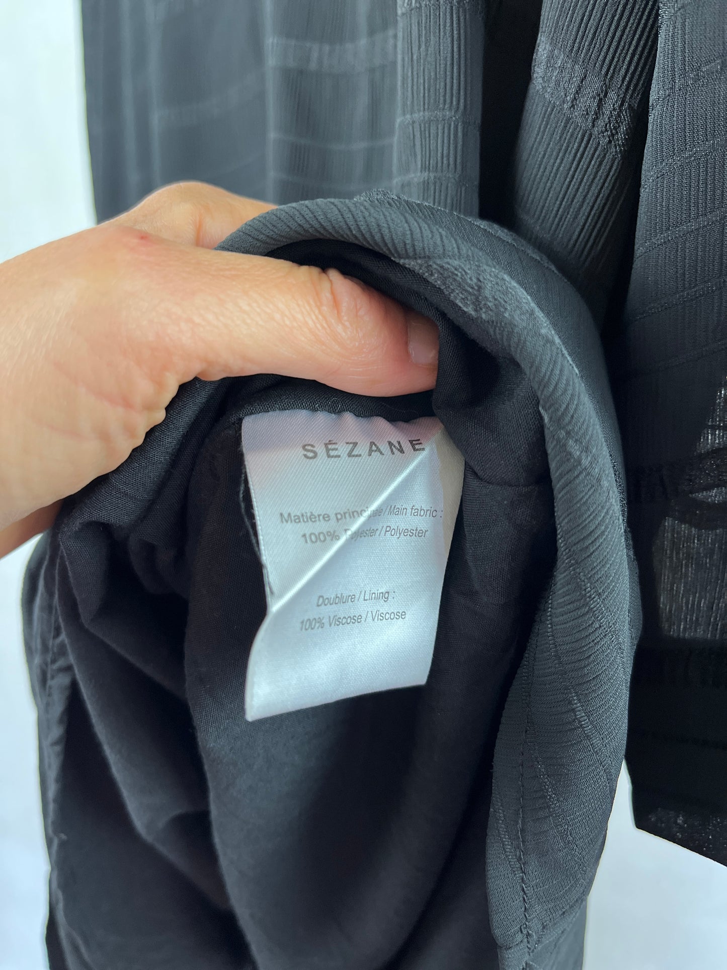 Robe noire taille 38 - SEZANE