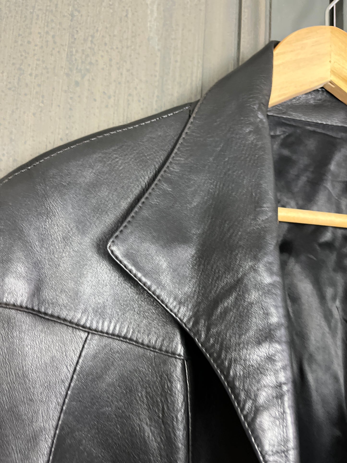Manteau cuir années 80 T40/42 - VINTAGE