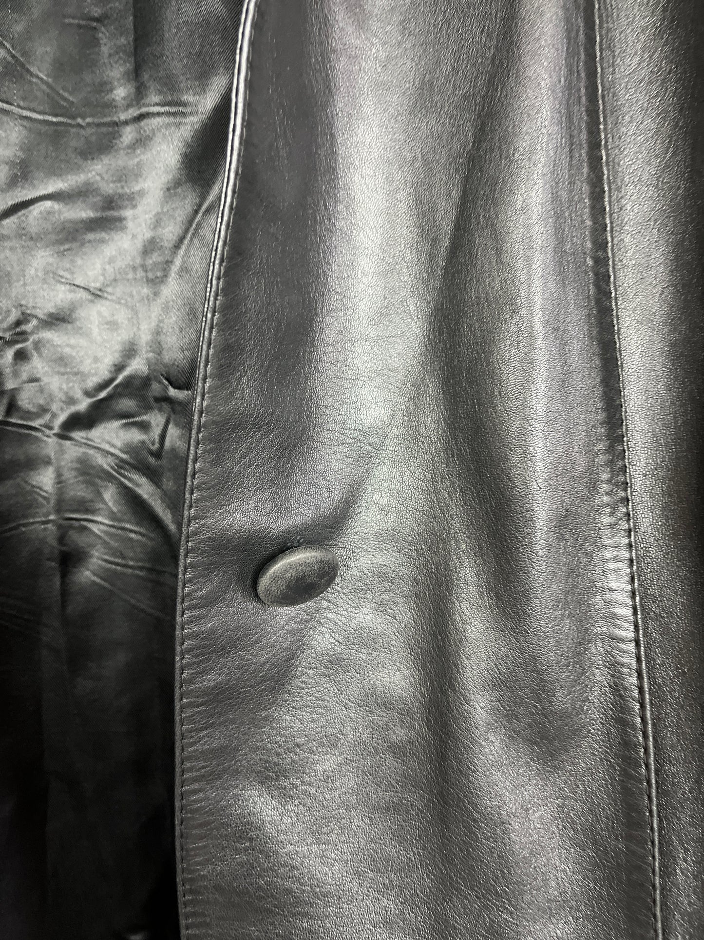 Manteau cuir années 80 T40/42 - VINTAGE