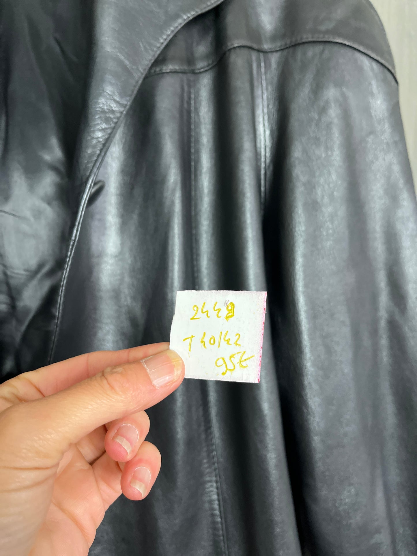 Manteau cuir années 80 T40/42 - VINTAGE