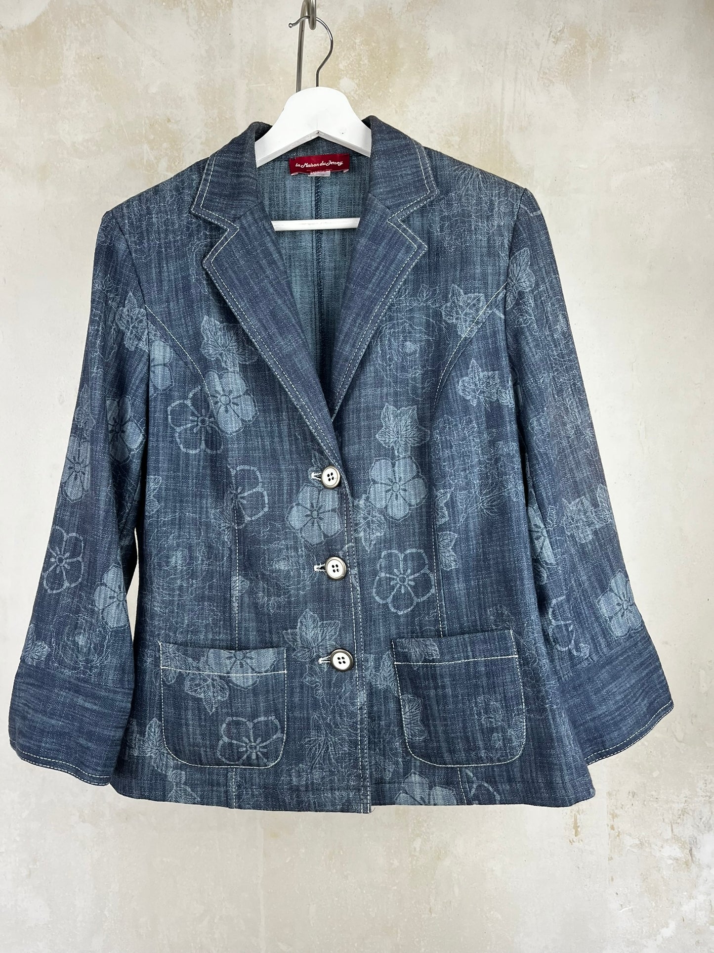 Veste jean léger taille 40/42 - LA MAISON DU JERSEY