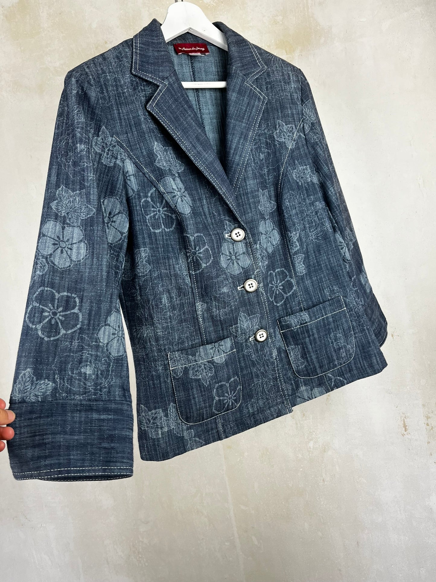 Veste jean léger taille 40/42 - LA MAISON DU JERSEY