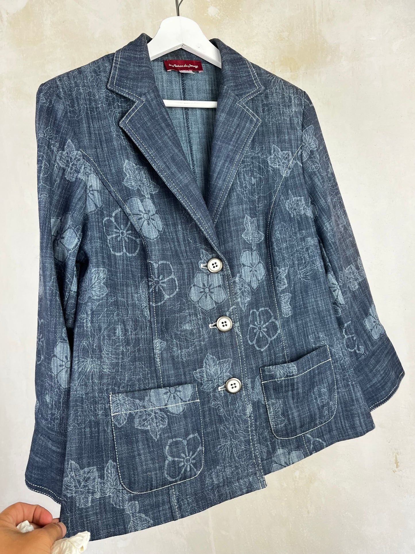 Veste jean léger taille 40/42 - LA MAISON DU JERSEY