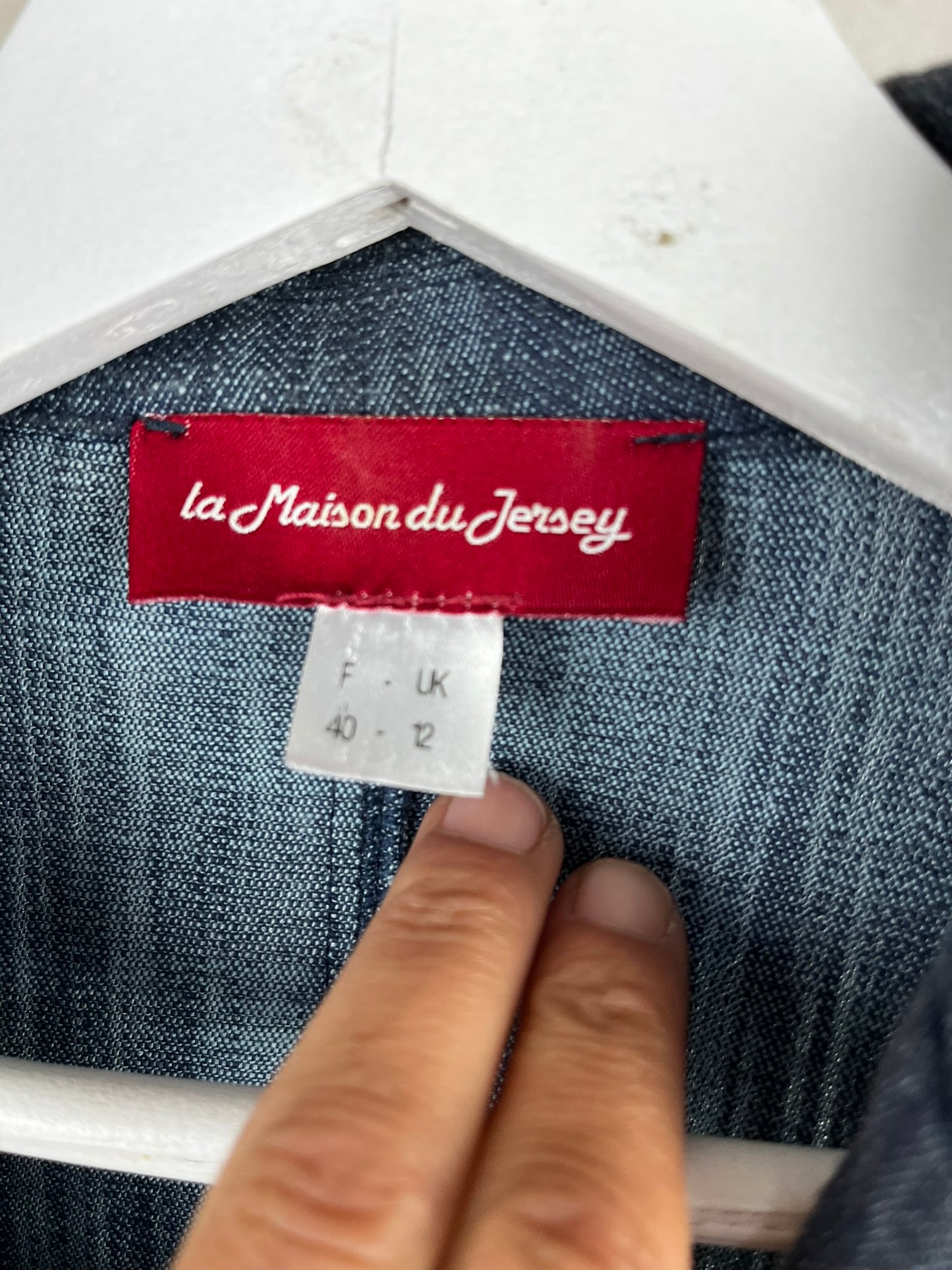 Veste jean léger taille 40/42 - LA MAISON DU JERSEY