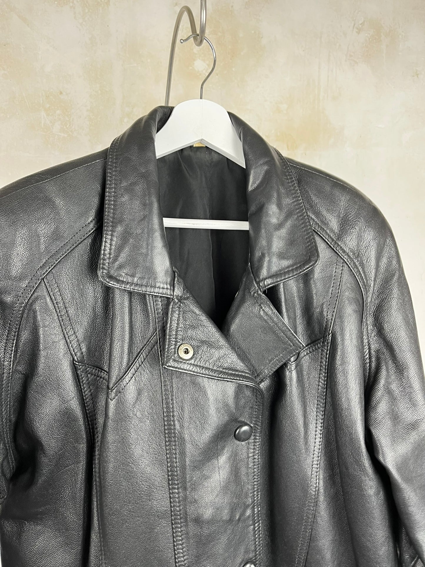 Manteau cuir taille 38/40- VINTAGE