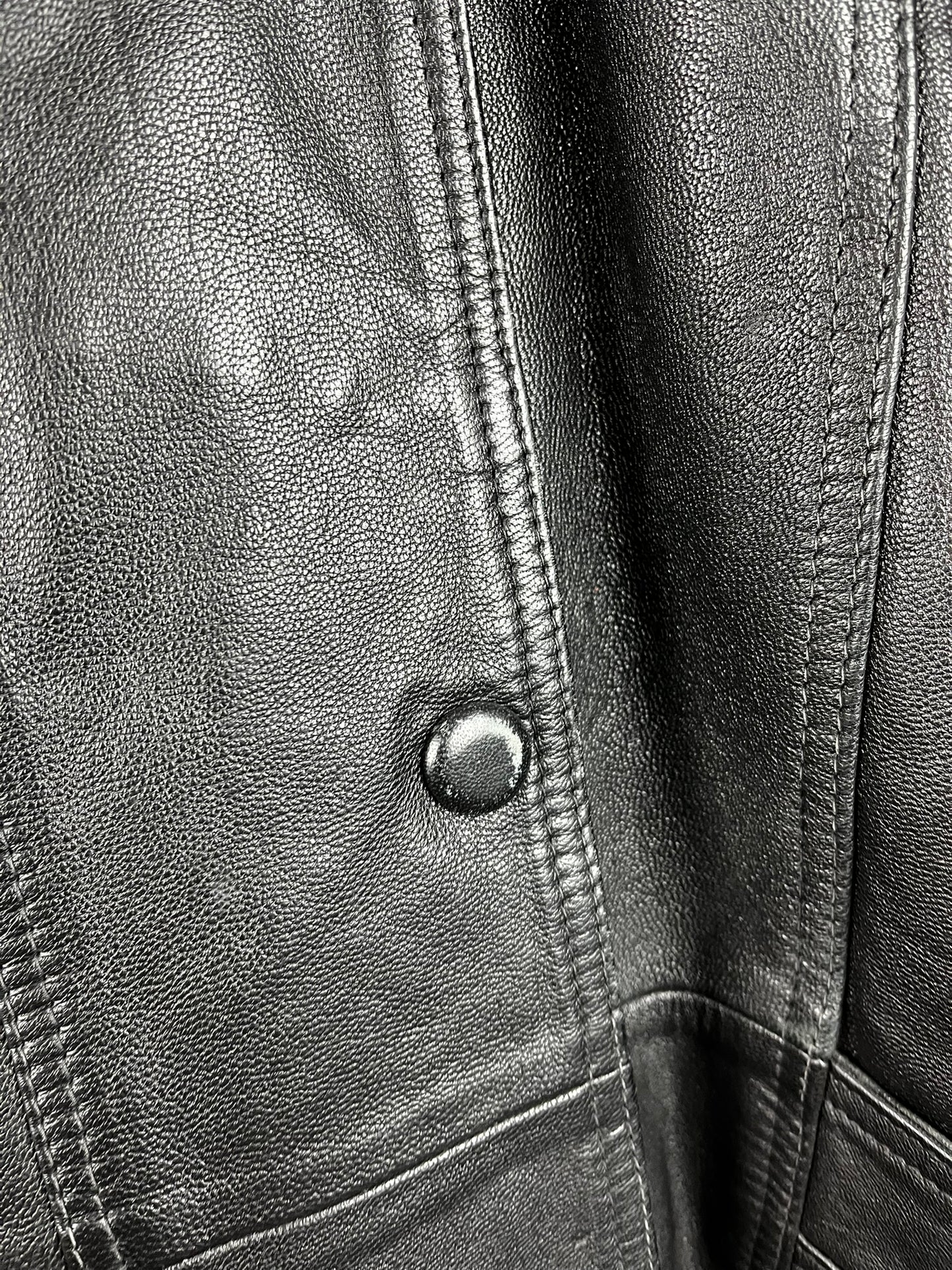 Manteau cuir taille 38/40- VINTAGE