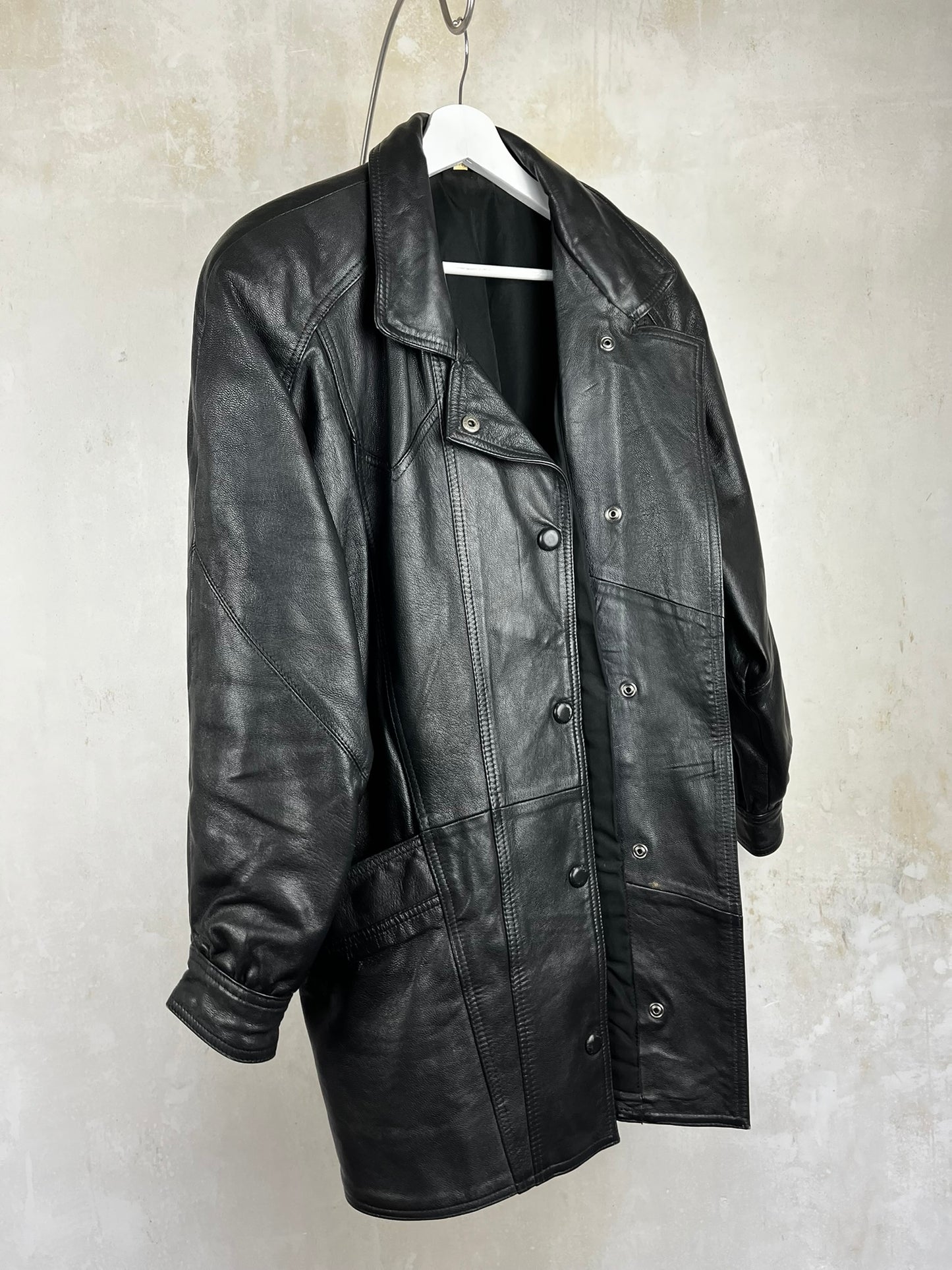 Manteau cuir taille 38/40- VINTAGE