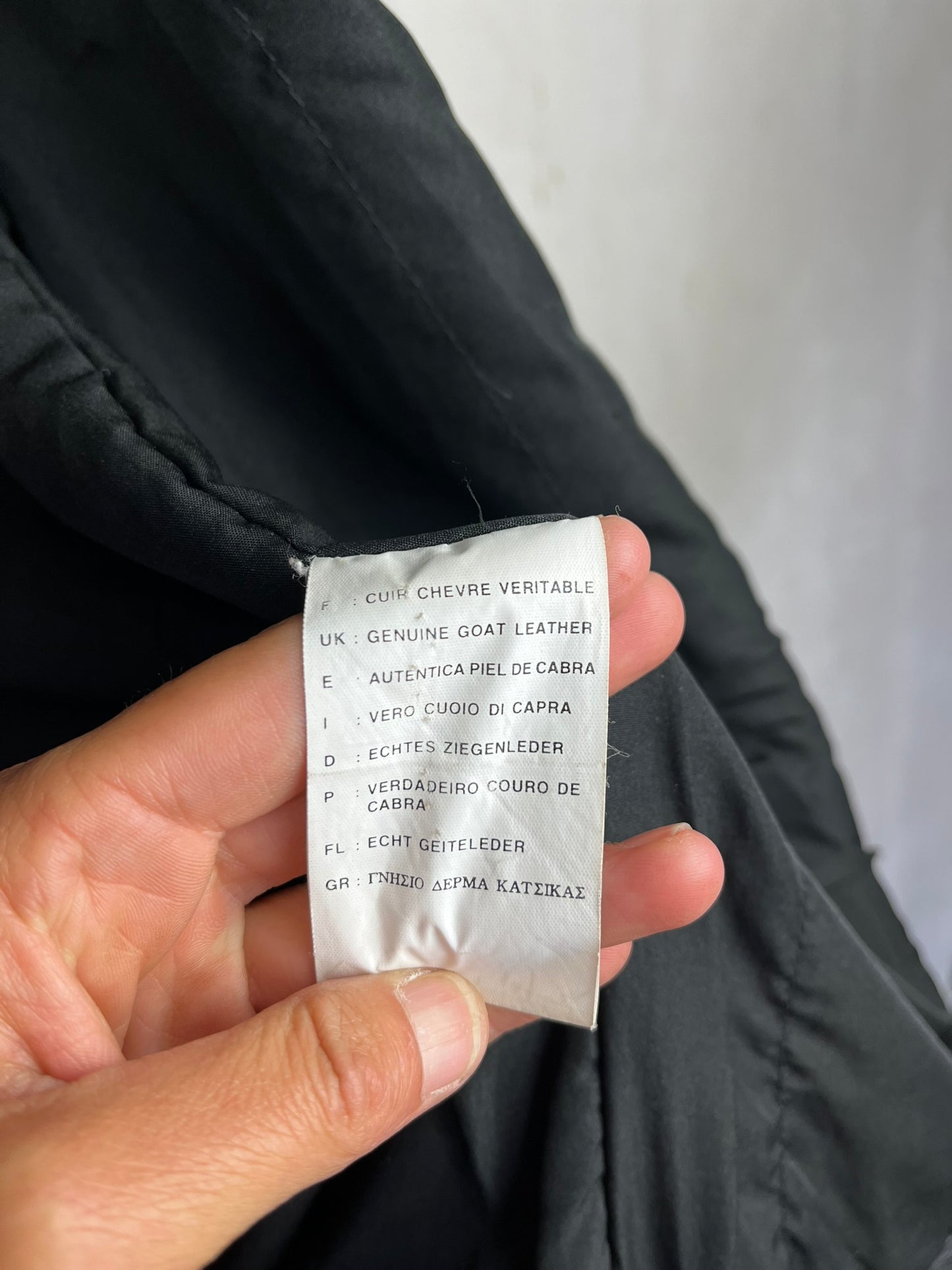 Manteau cuir taille 38/40- VINTAGE