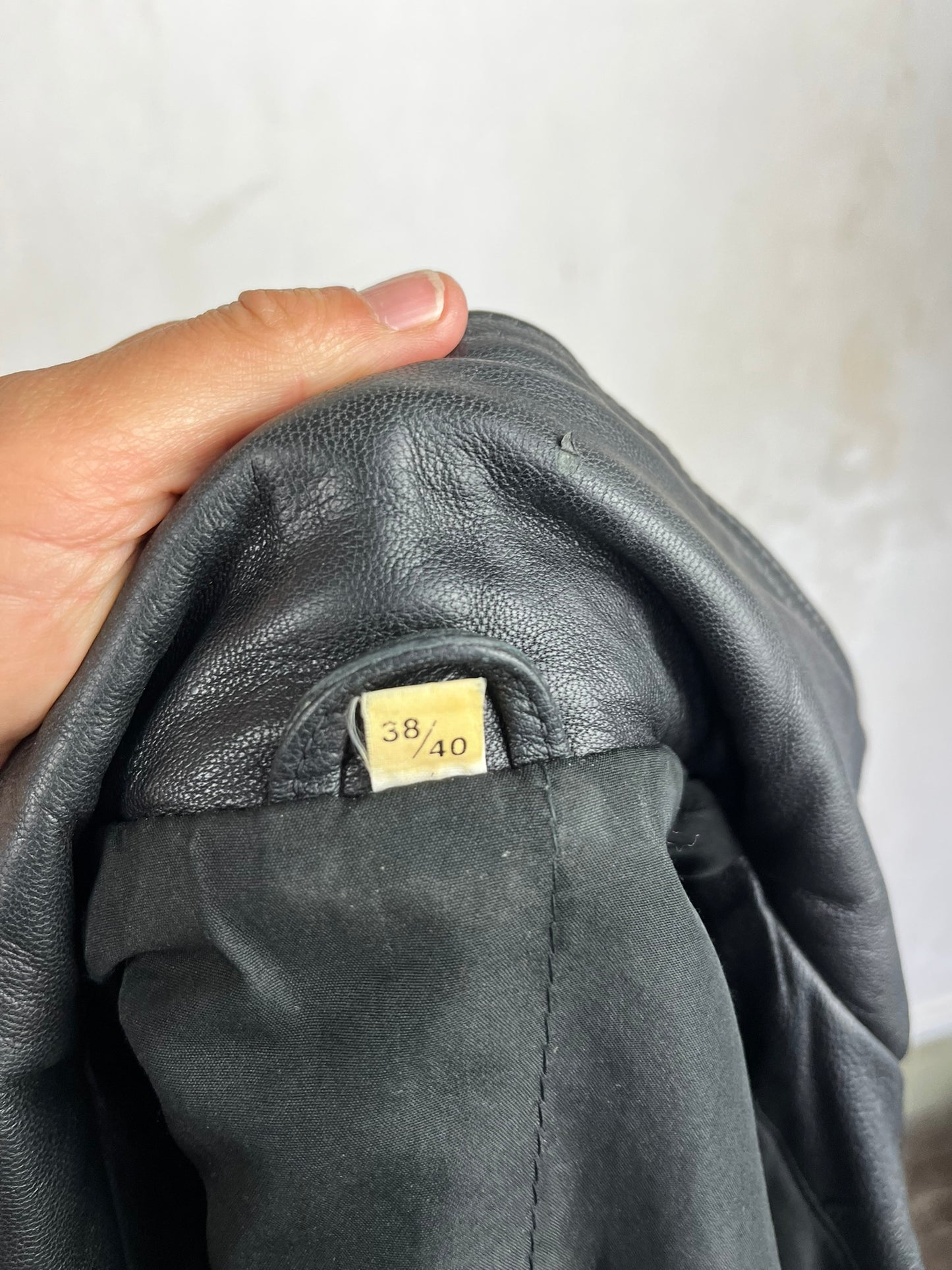 Manteau cuir taille 38/40- VINTAGE