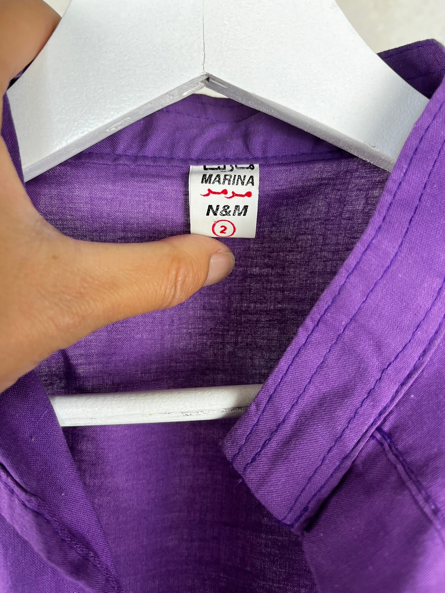 Chemise vintage taille 40/42 - MARINA