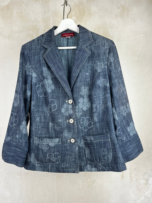 Veste jean léger taille 40/42 - LA MAISON DU JERSEY