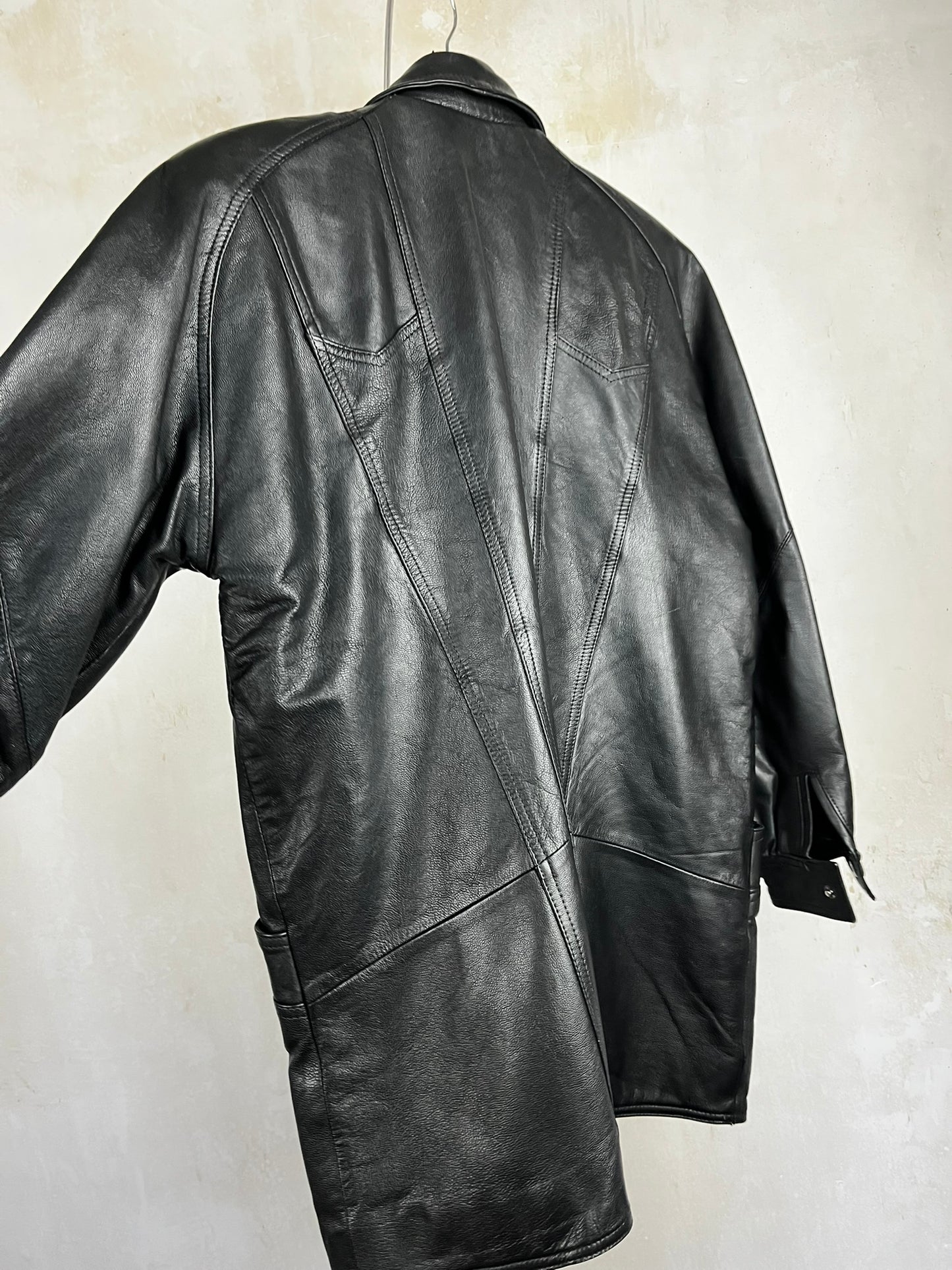 Manteau cuir taille 38/40- VINTAGE